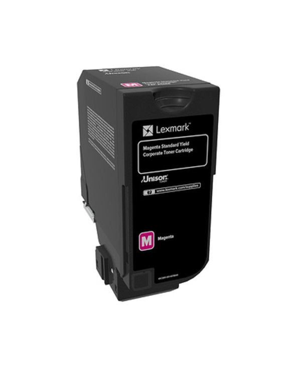 Lexmark 74C2SME Cartouche de toner 1 pièce(s) Original Magenta
