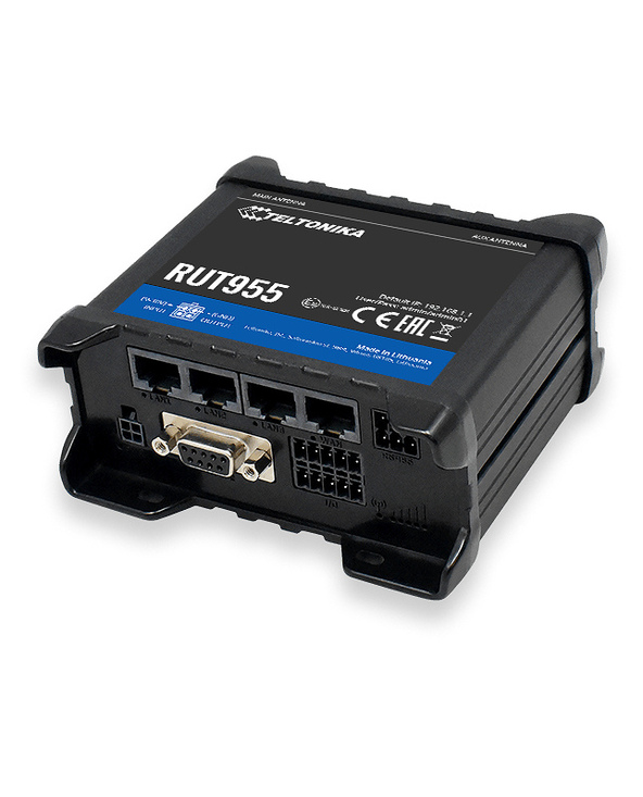 Teltonika RUT955 routeur sans fil Fast Ethernet Monobande (2,4 GHz) 4G Noir