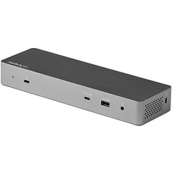 StarTech.com Dock Thunderbolt 3 Compatible Hôte USB-C - Écrans Double 4K 60Hz DisplayPort 1.4 ou Double HDMI - Simple 8K - Stati