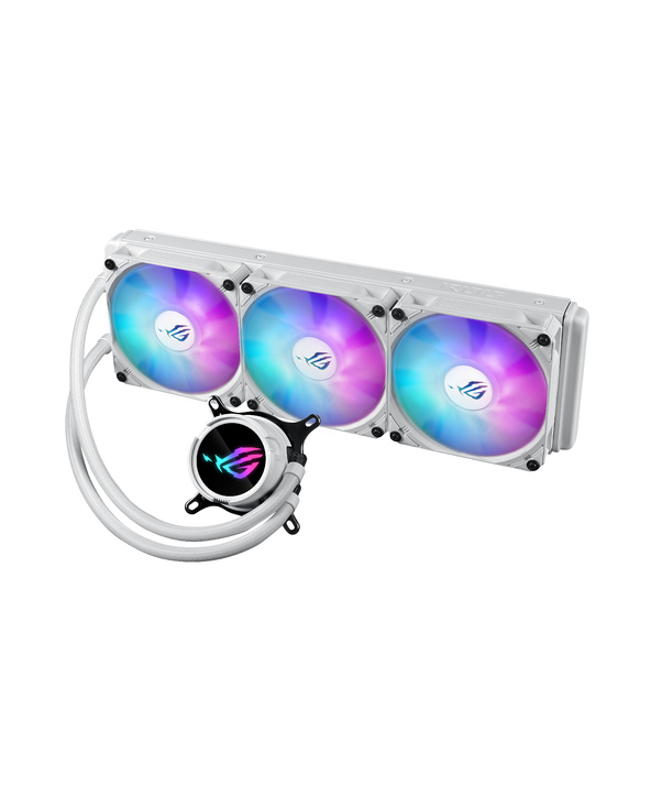 ASUS ROG Strix LC III 360 ARGB White Edition Processeur Kit de refroidissement du liquide 12 cm Blanc