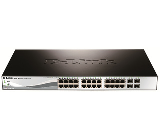 D-Link DGS-1210-28P Géré L2 Gigabit Ethernet (10/100/1000) Connexion Ethernet, supportant l'alimentation via ce port (PoE) 1U