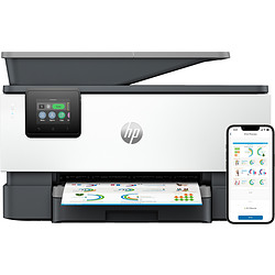 HP OfficeJet Pro Imprimante tout-en-un 9120b, Couleur, Imprimante pour Maison et Bureau à domicile, Impression, copie, scan, fax