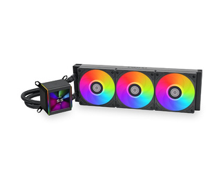 Lian Li GA II LCD Processeur Kit de refroidissement du liquide 36 cm Noir 1 pièce(s)