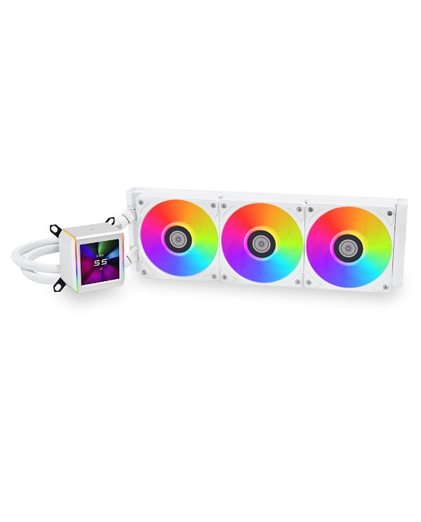 Lian Li GA II LCD Processeur Kit de refroidissement du liquide 36 cm Blanc 1 pièce(s)