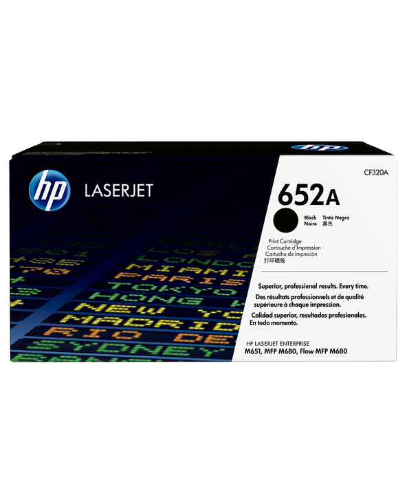 HP 652A toner noir LaserJet authentique