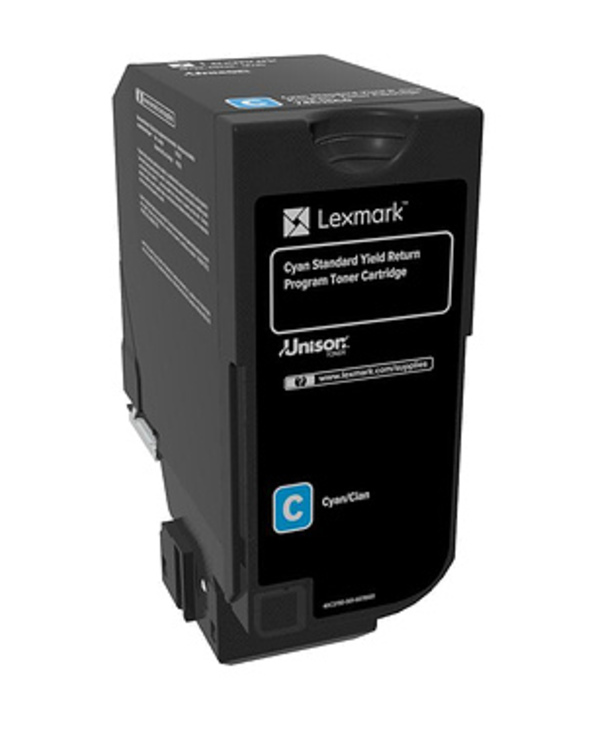 Lexmark 74C2SC0 Cartouche de toner 1 pièce(s) Original Cyan