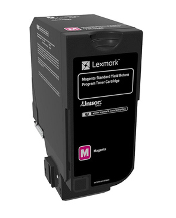 Lexmark 74C2SM0 Cartouche de toner 1 pièce(s) Original Magenta