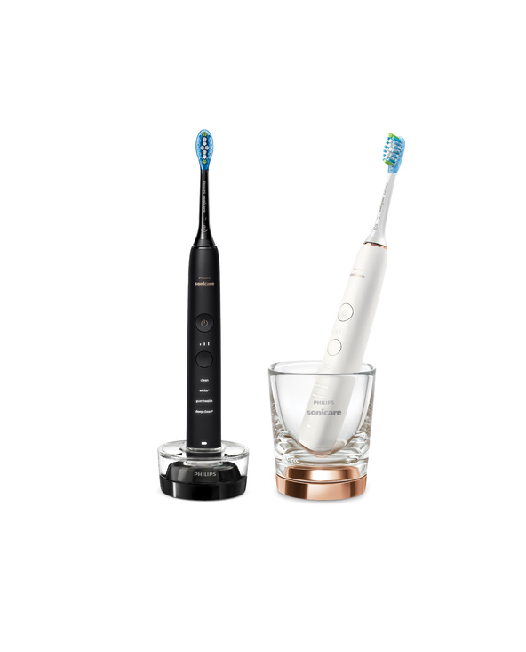 Philips DiamondClean 9000 HX9914/57 2x Brossse à dents électrique avec application