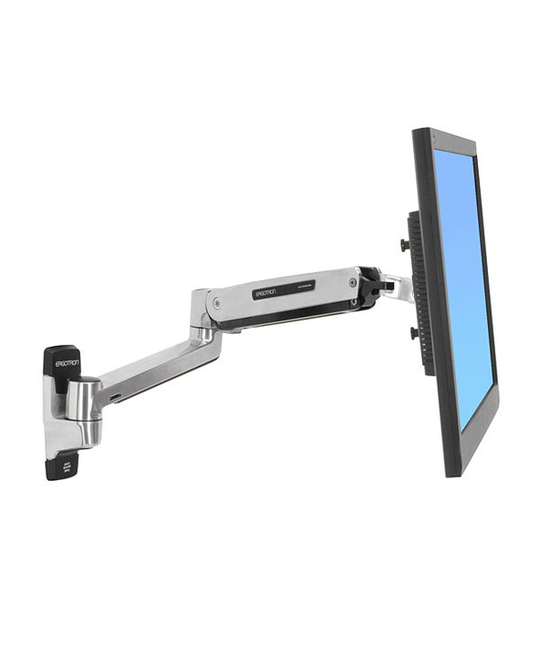 Ergotron LX Sit-Stand Wall Mount LCD Arm 106,7 cm (42) Acier inoxydable Mur