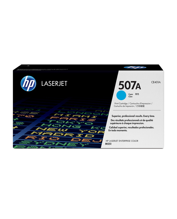HP 507A toner LaserJet cyan authentique