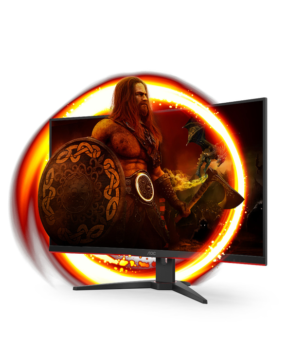 AOC G2 C32G2ZE/BK 31.5" LED Full HD 0,5 ms Noir, Rouge