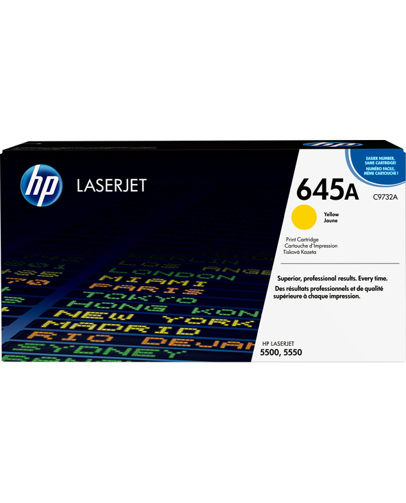 HP 645A toner LaserJet jaune authentique