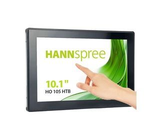 Hannspree Open Frame HO 105 HTB Écran plat de signalisation numérique 25,6 cm (10.1") LCD 350 cd/m² HD Noir Écran tactile