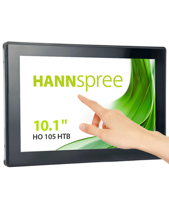 Hannspree Open Frame HO 105 HTB Écran plat de signalisation numérique 25,6 cm (10.1") LCD 350 cd/m² HD Noir Écran tactile