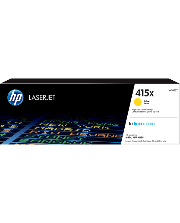 HP 415X Toner jaune LaserJet authentique grande capacité