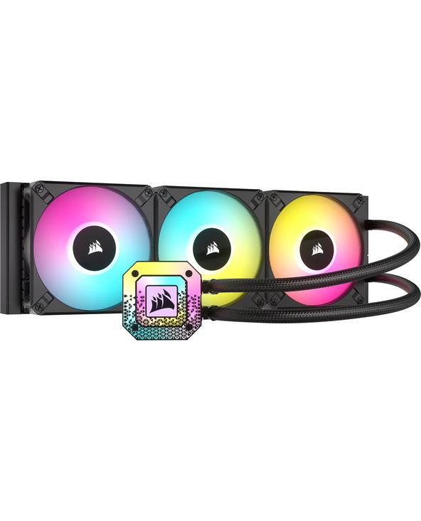 Corsair iCUE H150i ELITE CAPELLIX XT Processeur Refroidisseur de liquide tout-en-un 12 cm Noir 1 pièce(s)