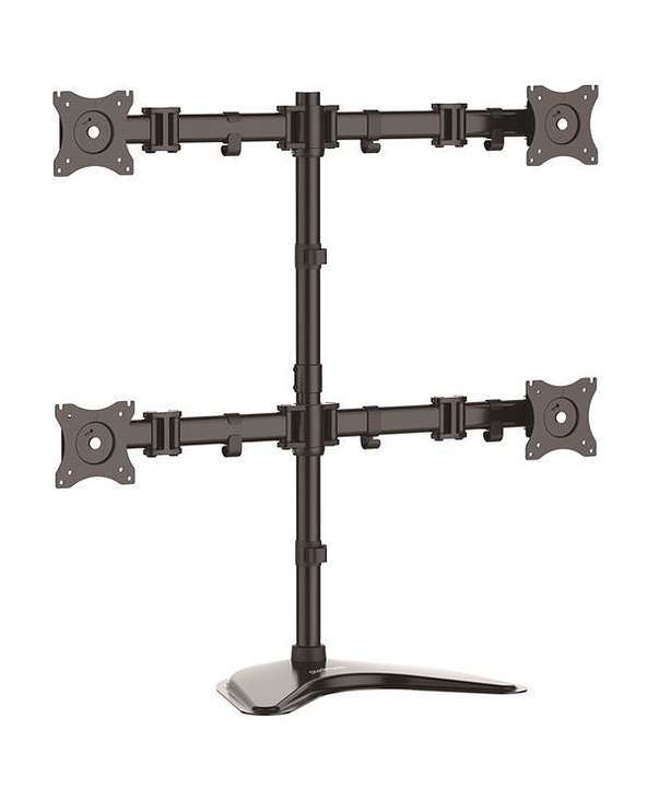 StarTech.com Support de bureau articulé pour quatre écrans - Acier robuste