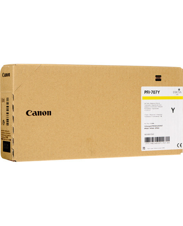 Canon PFI-707Y cartouche d'encre Original Jaune
