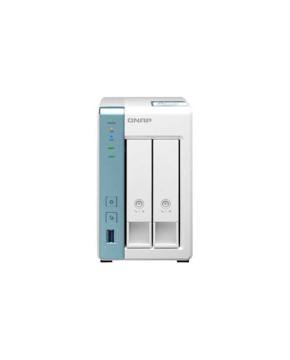 QNAP TS-233 serveur de stockage NAS Mini Tower Ethernet/LAN Blanc Cortex-A55