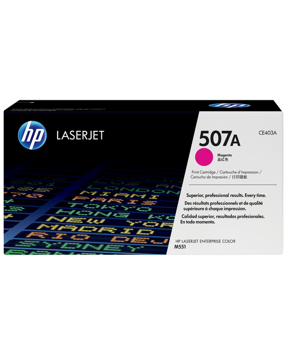 HP 507A toner LaserJet magenta authentique