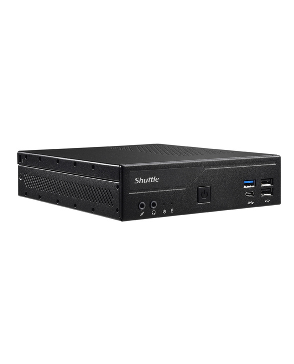 Shuttle Slim PC DH610S, S1700, 1x HDMI, 1x DP, 1x 2.5", 2x M.2, 1x LAN (Intel 1G), fonctionnement permanent 24/7, attaches VESA