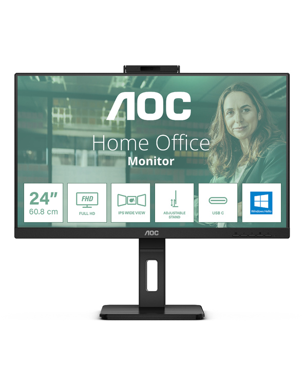 AOC 24P3CW 23.8" LED Full HD 4 ms Noir