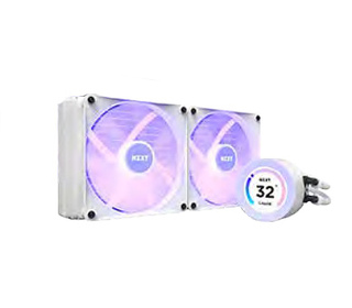 NZXT Kraken Elite 280 RGB Processeur Refroidisseur de liquide tout-en-un 14 cm Blanc 1 pièce(s)