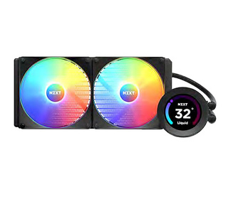 NZXT Kraken Elite 280 RGB Processeur Refroidisseur de liquide tout-en-un 14 cm Noir 1 pièce(s)