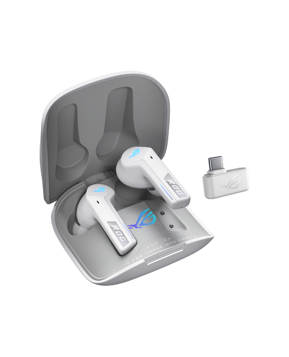 ASUS ROG Cetra True Wireless Speednova Casque True Wireless Stereo (TWS) Ecouteurs Jouer Bluetooth Blanc