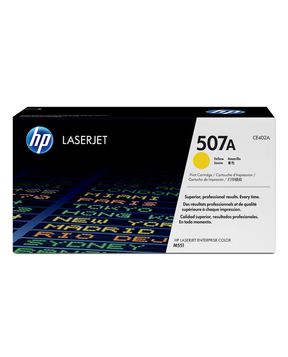 HP 507A toner LaserJet jaune authentique