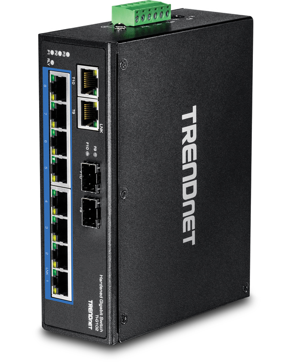Trendnet TI-G102 commutateur réseau Gigabit Ethernet (10/100/1000) Noir