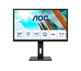 AOC P2 Q32P2 31.5" LED 2K Ultra HD 4 ms Noir