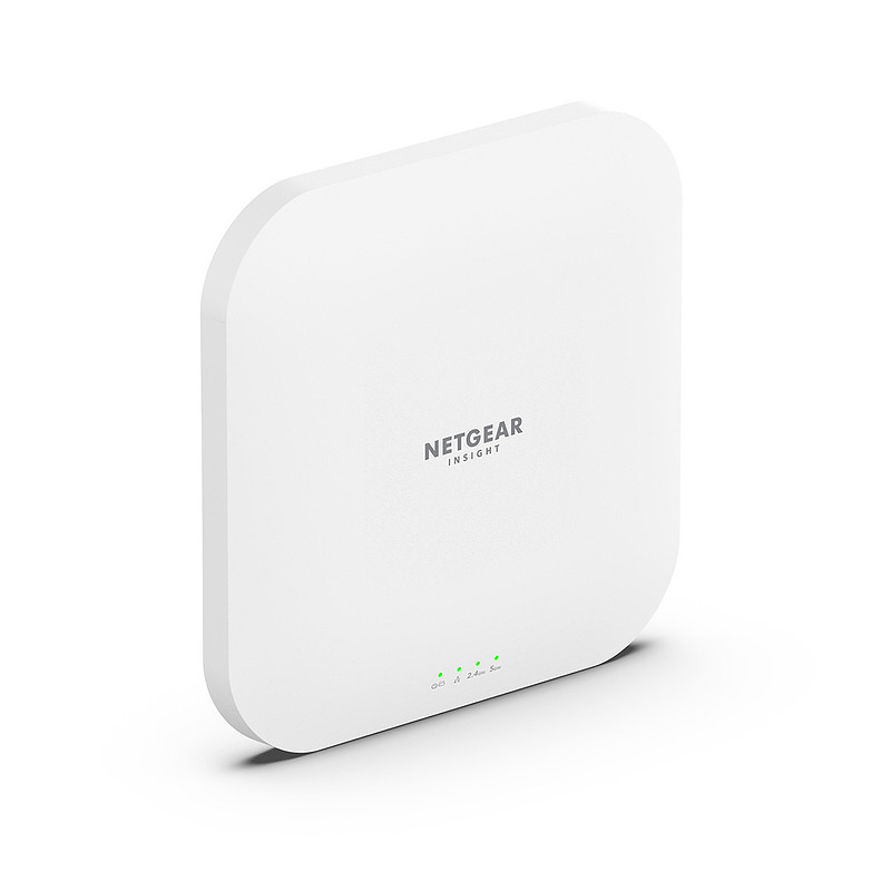 NETGEAR Insight Cloud Managed WiFi 6 AX3600 Dual Band Access Point (WAX620) 3600 Mbit/s Blanc Connexion Ethernet, supportant l'a