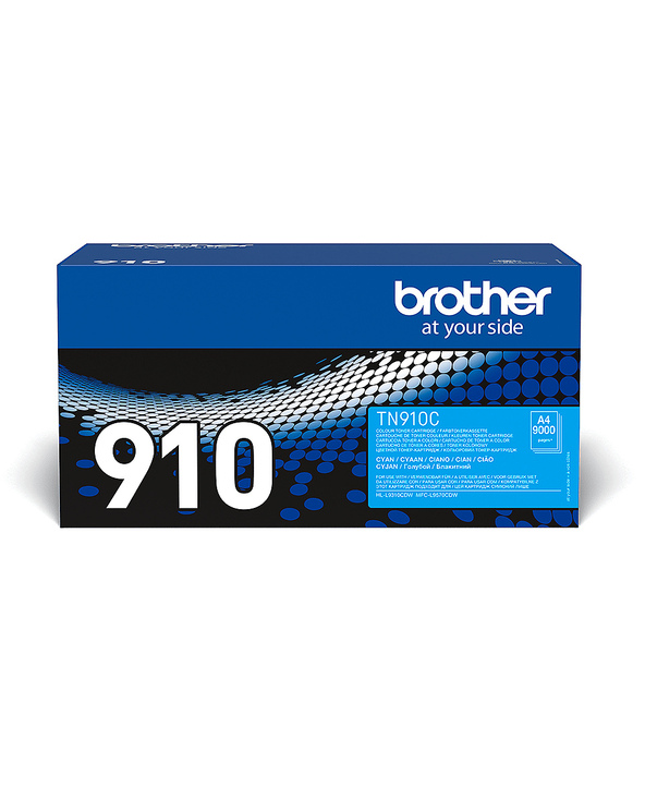 Brother Cartouche de toner TN-910C originale – Cyan