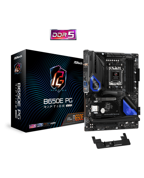 Asrock B650E PG Riptide WiFi AMD B650 Emplacement AM5 ATX