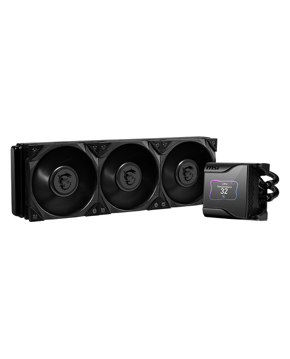 MSI MEG CORELIQUID S360 système de refroidissement d’ordinateur Processeur Refroidisseur de liquide tout-en-un 14 cm Noir