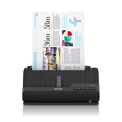 Epson ES-C320W Chargeur automatique de documents + Scanner à feuille 600 x 600 DPI A4 Noir