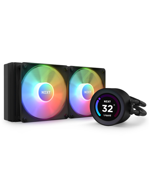 NZXT Kraken Elite 240 RGB Processeur Refroidisseur de liquide tout-en-un 12 cm Noir 1 pièce(s)