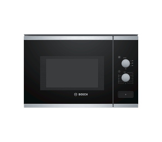 Bosch Serie 4 BFL550MS0 micro-onde Intégré Micro-onde simple 25 L 900 W Noir, Acier inoxydable