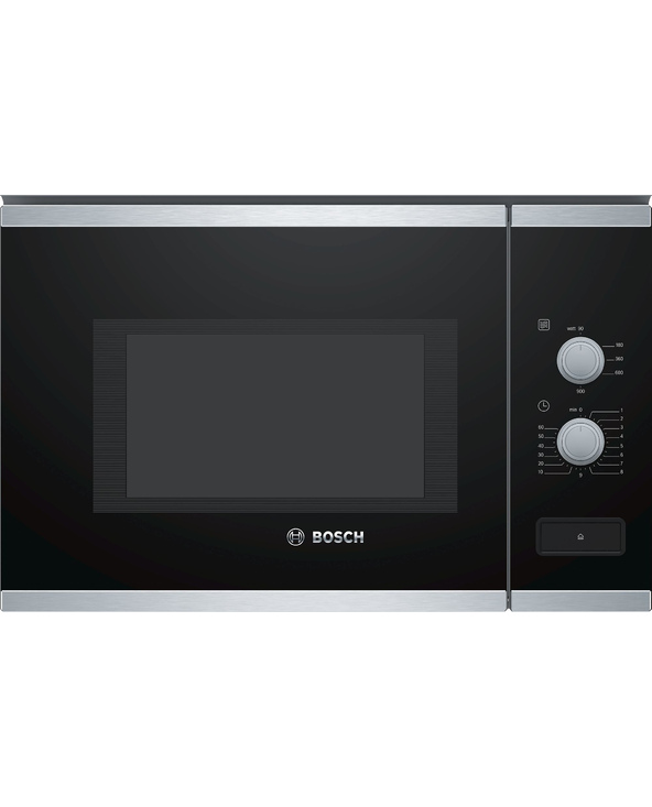 Bosch Serie 4 BFL550MS0 micro-onde Intégré Micro-onde simple 25 L 900 W Noir, Acier inoxydable Bosch Serie 4 BFL550MS0 micro-onde Intégré Micro-onde simple 25 L 900 W Noir, Acier inoxydable
