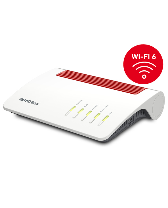 FRITZ!Box 7590 AX routeur sans fil Gigabit Ethernet Bi-bande (2,4 GHz / 5 GHz) Blanc