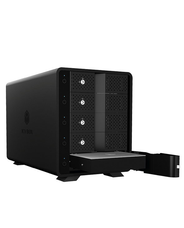 ICY BOX IB-3805-C31 Boîtier HDD Noir 3.5"