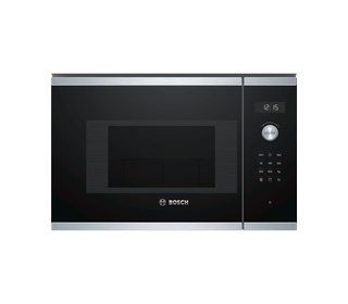 Bosch Serie 6 BEL524MS0 micro-onde Intégré Micro-ondes grill 20 L 800 W Noir, Acier inoxydable