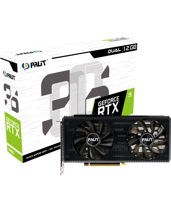 Palit NE63060019K9-190AD carte graphique NVIDIA GeForce RTX 3060 12 Go GDDR6