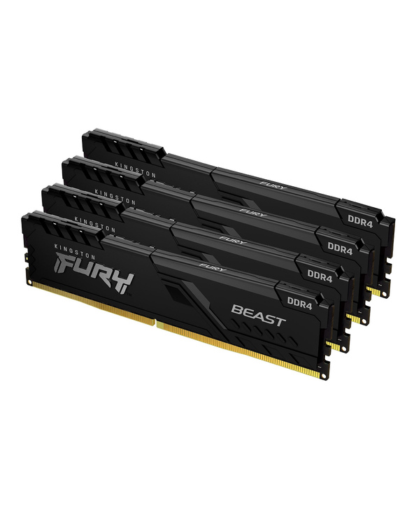 Kingston Technology FURY 128Go 3200MT/s DDR4 CL16 DIMM (Kit de 4) Beast Black