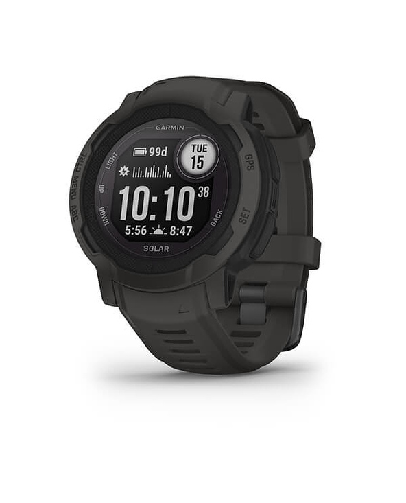 Garmin Instinct 2 Solar 2,29 cm (0.9") MIP 45 mm Numérique 176 x 176 pixels Graphite GPS (satellite)