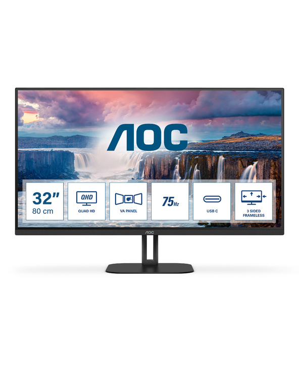 AOC V5 Q32V5CE/BK 31.5" LED Quad HD 1 ms Noir