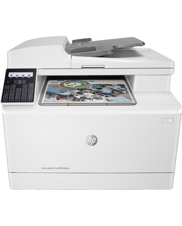 HP Color LaserJet Pro Imprimante multifonction M183fw, Impression, copie, scan, fax, Chargeur automatique de documents de 35 feu