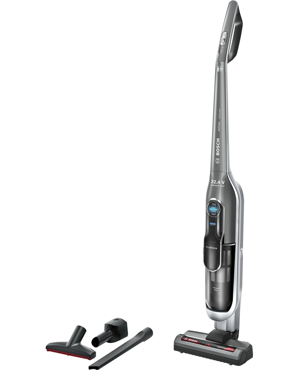 Bosch BBH7SIL aspirateur de table Noir, Gris Sans sac