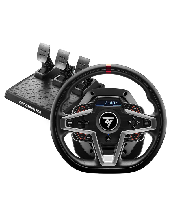 Thrustmaster T248 PS Licence off.PS5 compat.PS4 et PC.Force Feedback Ecran LCD 25 bts Pedalier magnétique 4160783